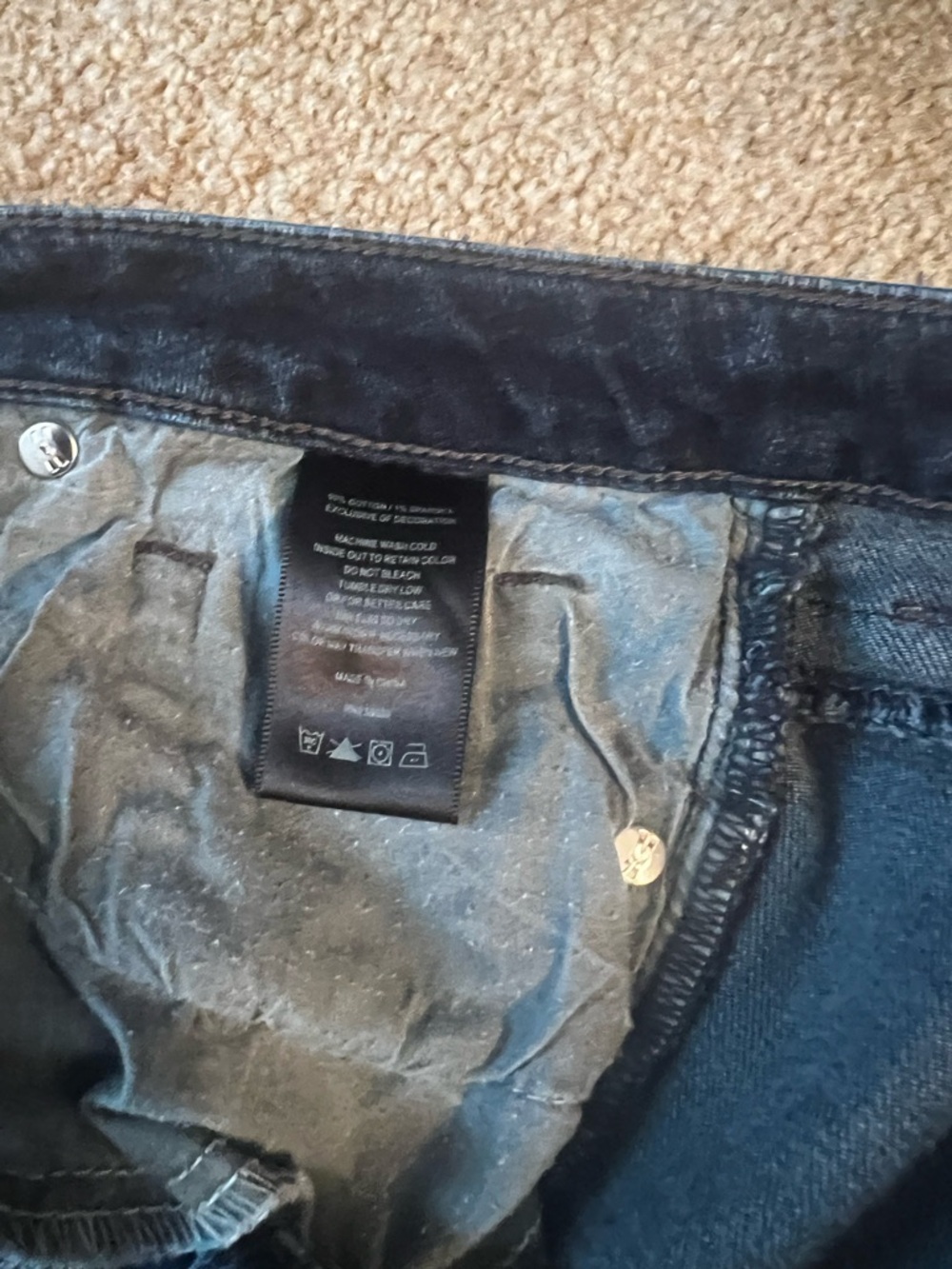 Kut from the Kloth Dark Blue Straight Leg Jeans - Picture 4 of 8